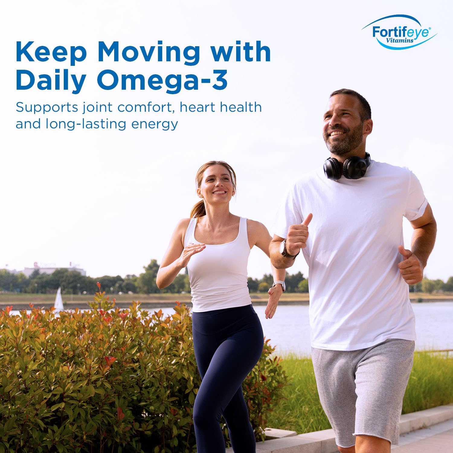 Fortifeye Omega 3 Fish Oil 180Count 1600 mg Made in Norway - High Potency rTG Form Supplement with EPA & DHA, Triple Strength Fish Oil Softgels for Men Women, No Fishy Aftertaste, Natural Lemon Flavor