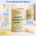 Freelivity In‑Wash Scent Booster Beads – Fresh Essence Scent, Laundry Beads fabric softener, 24 oz – Lasts Up to 70 Washing Cycles – Eco‑Friendly & Safe for Babies and Kids