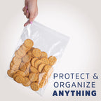 8" x 10" Zip Bags, Case of 4,000, Clear Plastic Reclosable Poly Baggies, 2 mil with Resealable Zip Top Lock for Storage & Packaging Food, Snacks, Pharmaceutical & Industrial Supplies. GPI