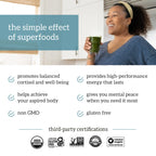 Organifi: GO Packs - Green Juice - Organic Superfood Supplement Powder - 15 Travel Packs - Organic Vegan Greens - Hydrates and Revitalizes