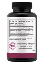 Luma Nutrition Pure Berberine Supplement - Berberina 1200mg - 60 Capsules