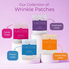Furlesse Elevens Wrinkle Patches, Relax Fine Lines, Non-Invasive Anti-Wrinkle Tape for Frown Lines, Anti-Aging Skincare, 30-Count, 30-Day Use