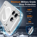 SPIDERCASE for iPhone 18 Pro Max Case/iPhone 17 Pro Max Case,Magnetic,Clear