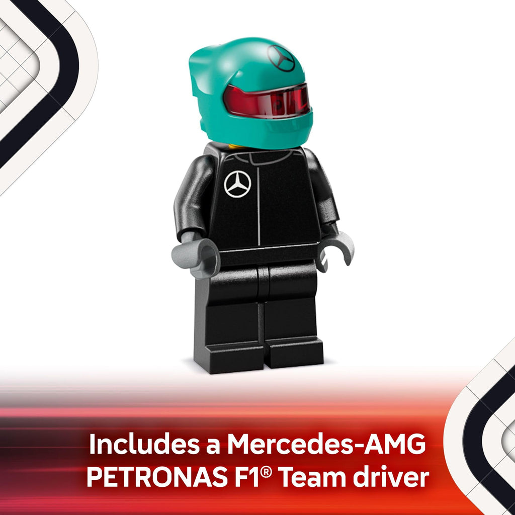 LEGO Speed Champions Mercedes-AMG F1 W15 Race Car Toy - Building Set for Kids, Boys & Girls, Ages 10+ - Toy Car for F1 Fans - Gift Idea for Birthday - 77244