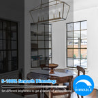 LED Candle Bulbs 40W Equivalent, Dimmable E12 Candelabra Light Bulbs 4W 470Lm Clear Edison LED Bulb, Daylight White 5000K B10 Classic Bright Filament Bulb, Decorative Bulbs for Lamps, Pack of 20
