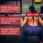 NEALFIT Barbell Pad Squat Pad for Squats���Squat Bar Pad���Great for Weightlifting,Lunges and Hip Thrusts���Foam Sponge Pad���Fit Standard and Olympic Bars Perfectly