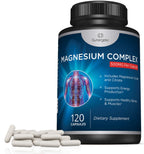 Premium Magnesium Citrate Capsules – Powerful 500mg Magnesium Oxide & Citrate Supplement – Helps Support Healthy Bones, Muscles, Teeth, Energy & Relaxation – 120 Vegetable Capsules