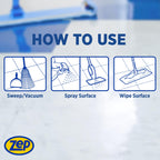 Zep Spray Mop Refill and Floor Cleaner - 1 Gallon (Case of 2)