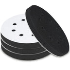 Mkobon 4 Pack 5 Inch 8 Holes Foam Sanding Pads for Orbital Sander
