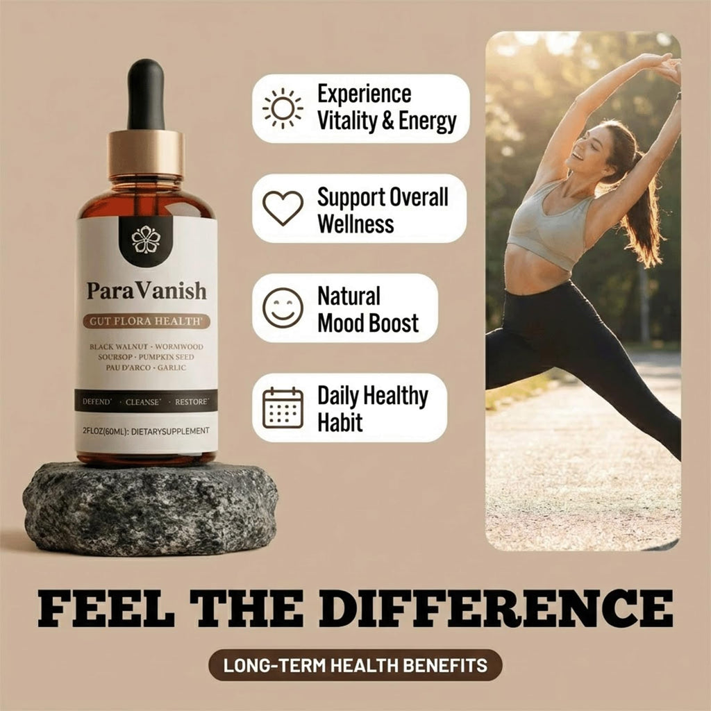 ParaVanish Drops,Wormwood Black Walnut Cleanse for Humans Drops Liquid (1PCS)