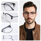 RRNNWW Blue Light Glasses Men,Computer Anti Blue Light Blocking Glasses For Men