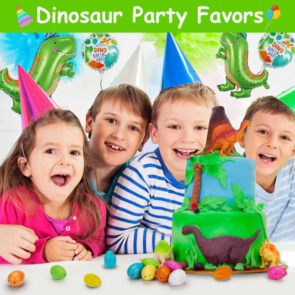 60PCS Small Hatching Dinosaur Eggs for Dinosaur Birthday Party Favors Bulk