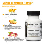 DermAvance Arnika Forte Capsules – Swelling and Bruising Reducer After Surgery and Aesthetic Treatments, Antioxidants & Bioflavonoids, Arnica 1000mg, Bromelain 125mg 3000GDU - 14 Capsules