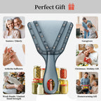 Jar Opener for Weak Hands & Seniors with Arthritis – Easy Twist-Off Lid & Bottle Opener – Ergonomic Non-Slip Handle, Unique Kitchen Gadget & Ideal Christmas Gift for Elderly, Women & Men (Gray)