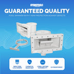 SWIMLINE HYDROTOOLS Standard Wide Mouth Above Ground Pool Skimmer Kit | ALREADY ASSEMBLED | ABS Construction | Pool Skimmer | Wide Mouth | Snap-In & Removable Weir | Above Ground Pool Skimmer