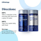 LifeVantage Protandim Dual Synergizer, NRF1 (60 Caps) + Nrf2 (30 Caps) Activators, Healthy Aging, Antioxidant, Cellular Energy Boost, Heart Health, Ashwagandha, Turmeric, CoQ10