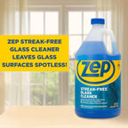 Zep Streak-Free Glass Cleaner - 1 Gallon - (Case of 2)