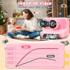 Kids Camera Instant Print, Kids Camera 1080P HD Video Digital Camera