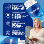 Memocept - Official Memocept Pills Advanced Formula with All Natural Ingredients, Daily Premium Capsules Brain Memory for Wellness & Overall Health Support, 60 Capsules for 1 Month