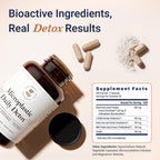 Utzy Naturals Microplastic Daily Detox | Supports Natural Detox Pathways | 60 Capsules