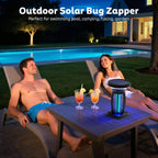 OnBeam Solar Bug Zapper Outdoor, 4200V Electric Mosquito Killer for Patio