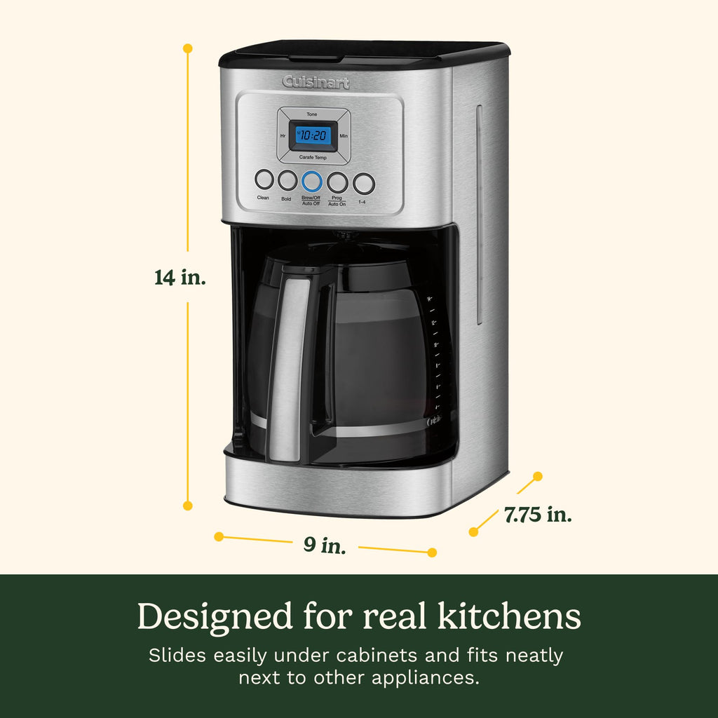 Cuisinart PerfecTemp 14-Cup Programmable Drip Coffee Maker, DCC-3200NAS