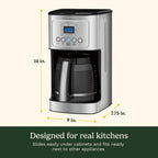 Cuisinart PerfecTemp 14-Cup Programmable Drip Coffee Maker, DCC-3200NAS