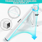 Crilealym IV Poles,46to 85In IV Stand Floor with 4 IV Bag Holder Stand Portable Telescopic Stabilizing Tripod Stainless Steels Pipe Extension Pole IV Influsion Pole Lightweight Strudy (46-84in)