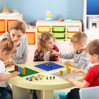 Pokiiulk Classic Baseplates Building Plates-Pack of 10 Large 10" x 10" Building Bricks Compatible with All Major Brands,Perfect STEM Gift for Builders Age 3+,Grey