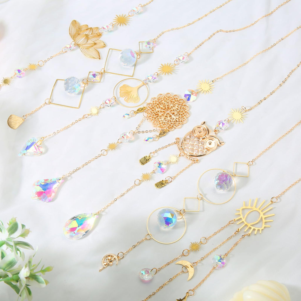 16pcs Crystal Suncatcher, Colorful Suncatchers Sun Catchers Indoor Window