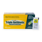 CareAll Triple Antibiotic Ointment (144 Pack), 0.9gr Foil Packet. First Aid Ointment That Prevents Infection in Minor Cuts, Scrapes, and Burns
