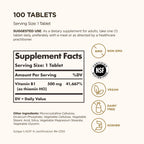 Solgar Vitamin B1 (Thiamin) 500 mg, 100 Tablets - Energy Metabolism, Healthy Nervous System, Overall Well-Being - Super Potency - Non-GMO, Vegan, Gluten Free, Dairy Free - 100 Servings