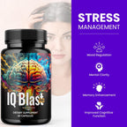 Official - IQblast Pro Supplement Capsules, Brain Pills for Memory and Focus, IQblastpro Blaster Premium Clarity Support Advanced Formula Reviews, All Natural Ingredients (3)
