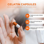 Angtai JN Capsules Size 1 Empty Gelatin Pill Gel Caps Pure Bovine Clear (1,000 Count) Gluten Free, Non-GMO, Halal Certified Filling Kit with 2 Spoons for DIY Your Own Supplements