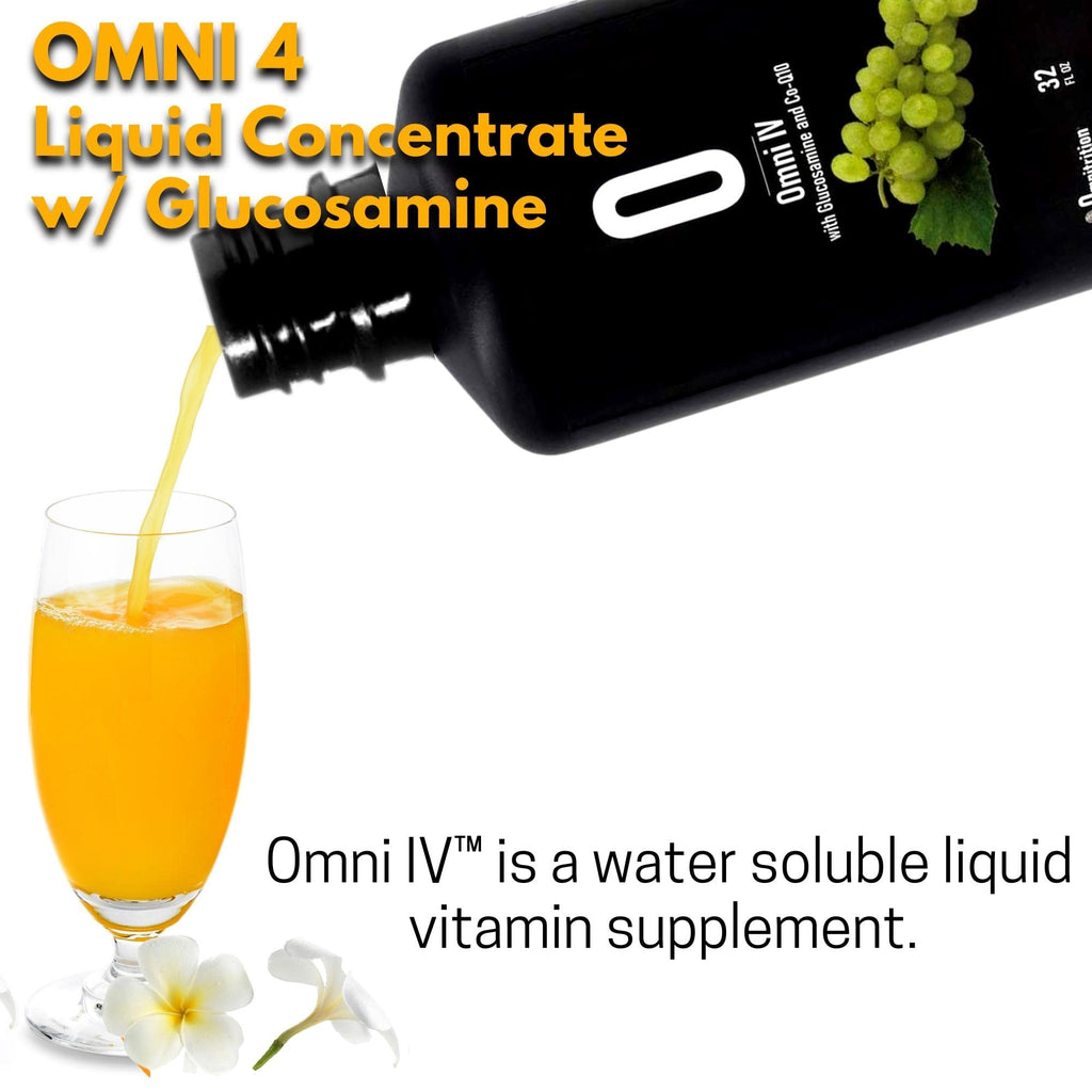 Omnitrition Bundle of 2 Products - the "AM and PM Bundle" Includes Omni IV Liquid Vitamin with Glucosamine and OmniTrim Nite Lite