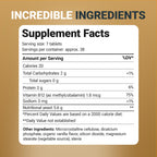 Dr. Berg Nutritionals Yeast Tablets – Natural B12 Added - All 8 B Vitamin Complex – Organic Vanilla Flavor - 270 Vegan Tablets Dietary Supplements