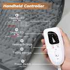 Electric Heating pad for Back Neck Shoulder Knee Arms Legs- Electric Heat Pads with 6 Heat Settings & Auto Shut Off Heat Heating Pad for Birthday Mother Father Girl Men Women