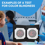 Ishihara Test Chart Books for Color Deficiency 38 Plates with User Manual and One Eye Occluder.