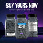stripfast5000 Weight Management Support + Relaxation Capsules, Stimulant-Free for Women & Men, Night Bullets Blackout
