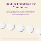BariMelts Vitamin D3 5000 IU, 90 Fast-Dissolving Tablets (3-Month Supply), Bariatric Vitamins for Women, Natural Apple Flavor