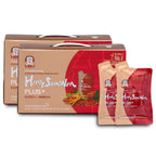 CheongKwanJang Hong Sam Won Plus - Korean Red Ginseng Drink, Korean Red Panax Ginseng Extract Drinks, Pre Workout Energy Drink for Men & Women, Korean Food, Boost Productivity - 60 Pouches