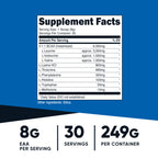 Nutricost EAA Powder 30 Servings (Unflavored) - Essential Amino Acids - Non-GMO, Gluten Free, Vegetarian Friendly