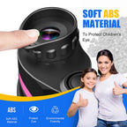 Gifts for 3-6 Year Old Girls and Boys, Kids Binoculars for Outdoor Easter Toys for 4 5 6 Year Old Girl Easter Christmas Xmas Stocking Stuffers Fillers Gifts for Kids Teen Girls Pink