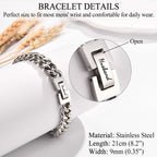 EFVISD Gift for Him Husband Bracelet Gifts Presents from Wife