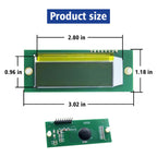 QIQIBABA 013640F LCD Display Screen Replacement for Raypak Heater | Control Panel & Pool Stat Kit | Compatible with Models 185B, 265B, 335B, 405B, 206A, 266A, 336A, 406A, 207A, 267A, 337A, 407A