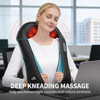 MagicMakers Fathers Day Dad Gifts, Shiatsu Neck Massager with Heat for Pain Relief Deep Tissue – Christmas Gift for Women, Men, Mom, Dad, Her, Him– Amazing Back & Shoulder Relief from Daughter or Son