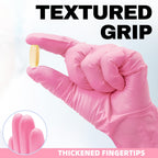BEASTEK Nitrile Disposable Gloves, 4 mil Powder-Free Latex-Free Medical Food Grade Cleaning Esthetician Glove, 100 Pcs (Small)