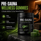 Tfnovg Pre-Sauna Gummies, Clinoptilolite Zeolite + Acacia Fiber Gummies, Sweat Optimization, Digestive Cleanse & Post Sauna Recovery – Vegan Chewable Supplement - 60 Count (2, 60 Gummies)