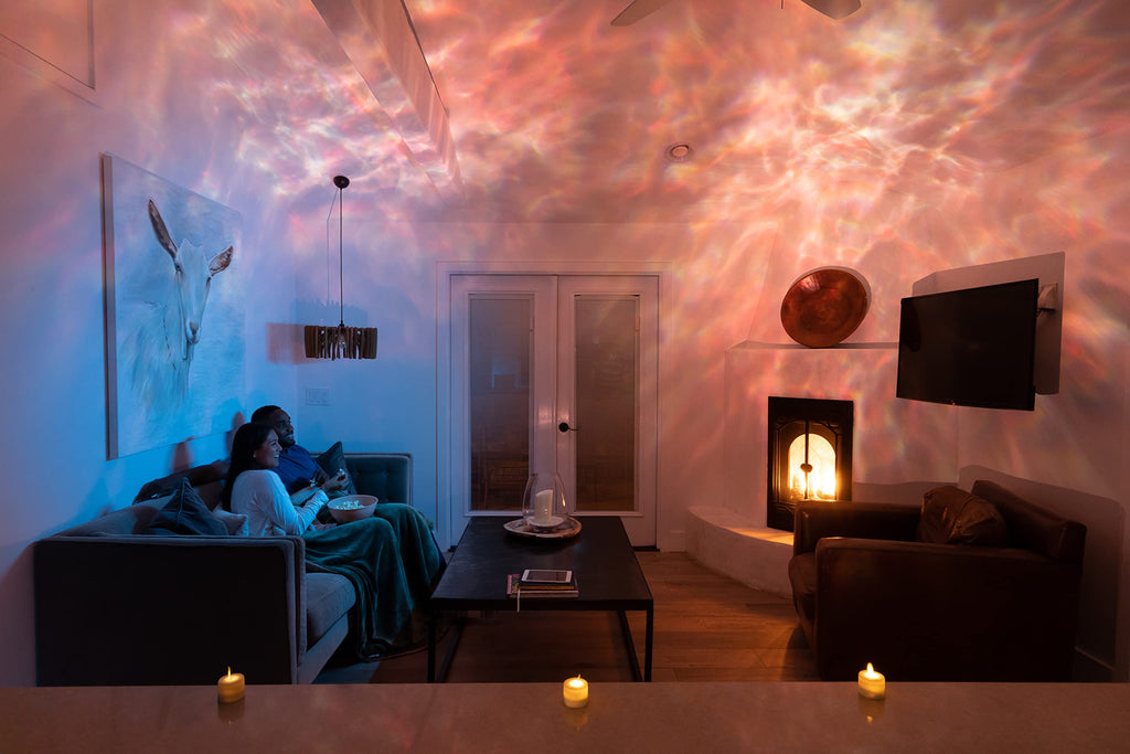 Blisslights Sky Lite Evolve - Star Projector, Galaxy Projector, LED Nebula Lighting, WiFi App, for Meditation, Relaxation, Gaming Room, Home Theater, and Bedroom Night Light Gift (Blue Stars)
