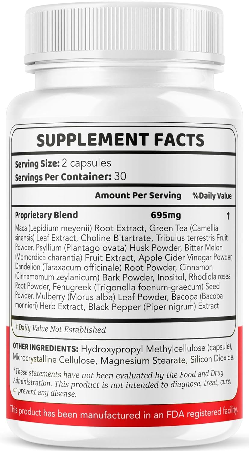 (3 Pack) Gluco Revive Capsules - Official GlucoRevive Advanced Formula Support Pills - Maximum Strength, Natural GlucoRevive Vitamins for Overall Health & Wellness Reviews, 180 Capsules for 3 Months